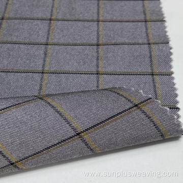 10S NR gray check polyester fabric women's leggings